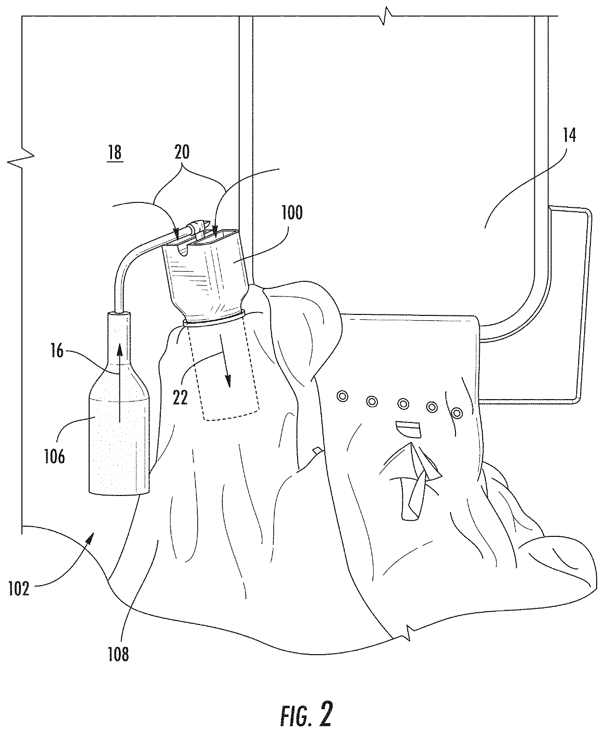 Aspirators for evacuation assemblies