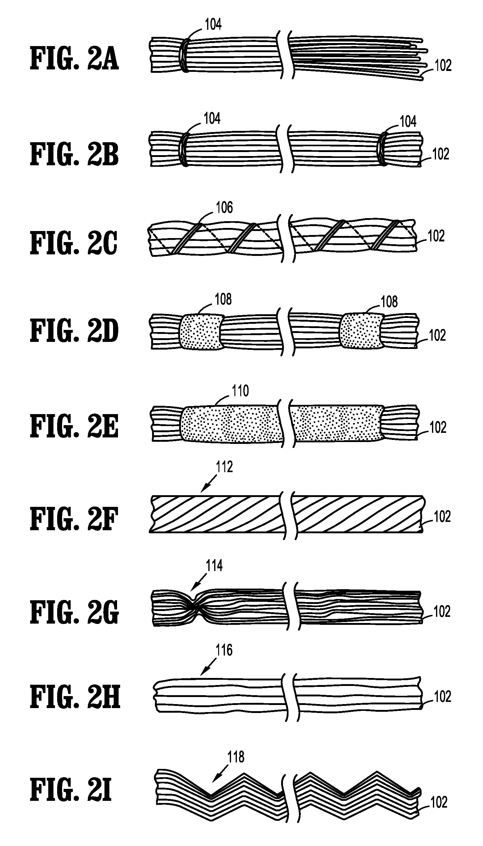 Wound Dressing of Continuous Fibers