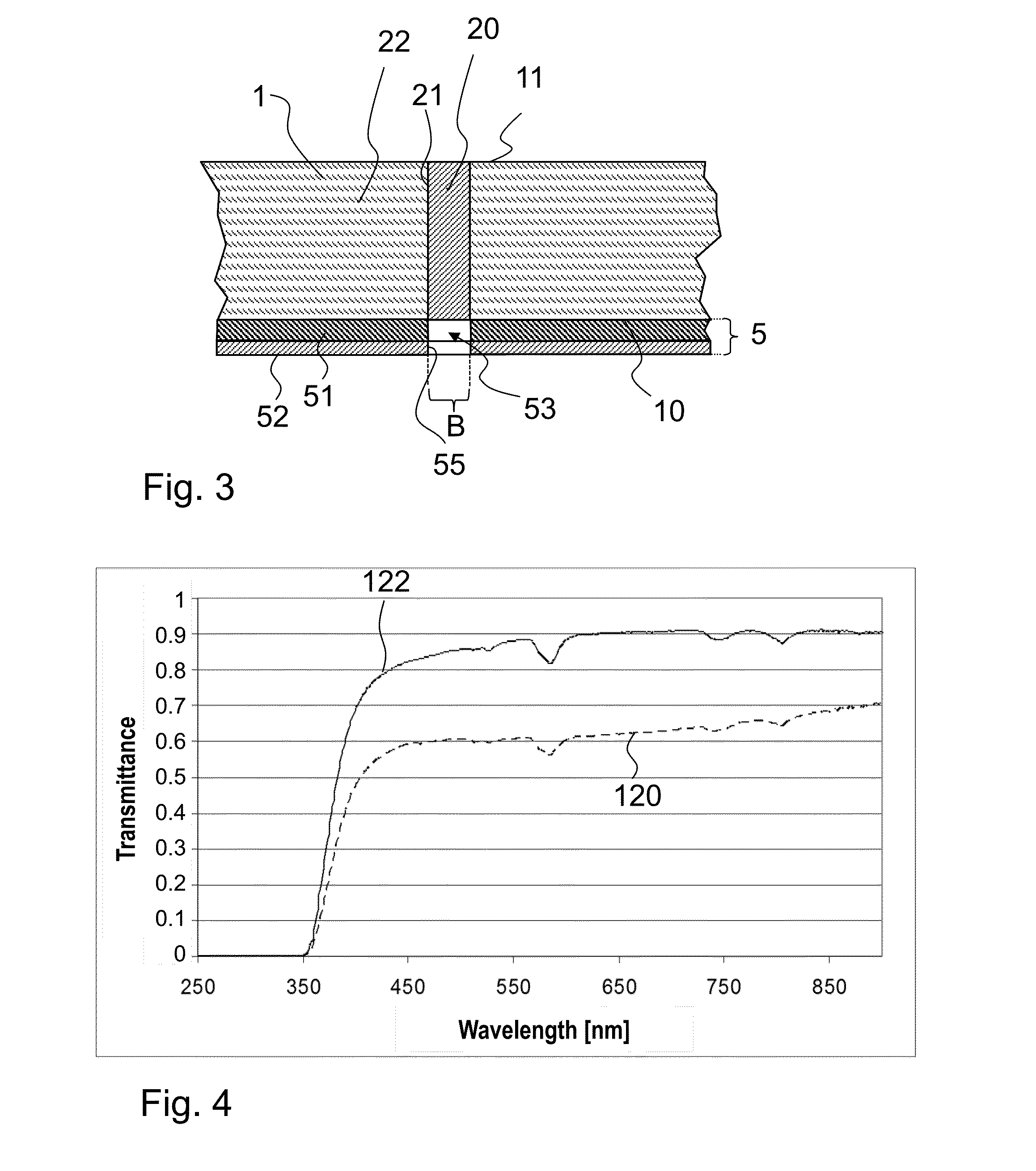 Method for producing a glass ceramic element with patterned coating