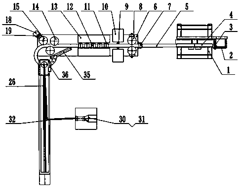 Automatic shaping and forming machine for flat flange