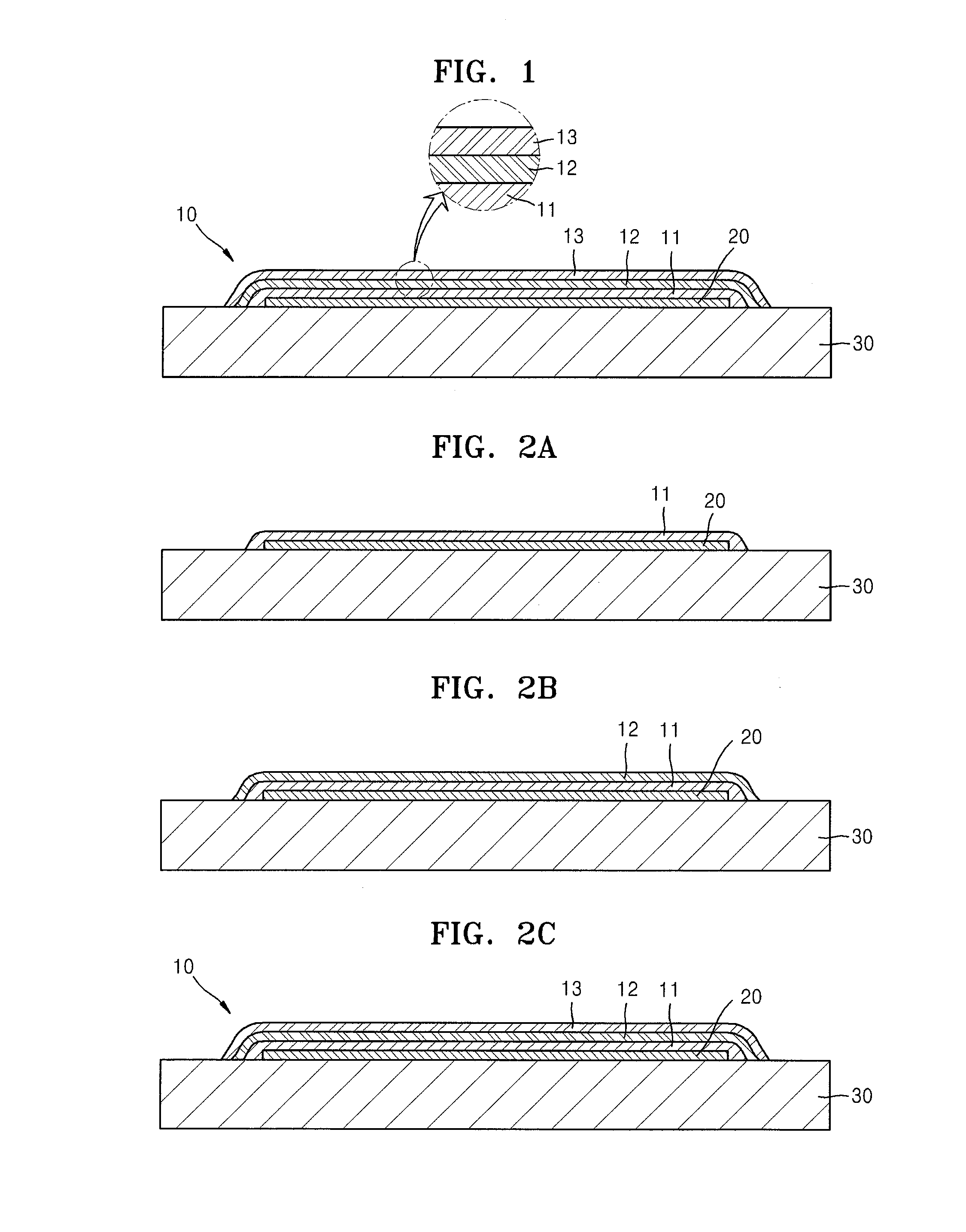 Thin film encapsulation for flat panel display device and method of manufacturing thin film encapsulation structure