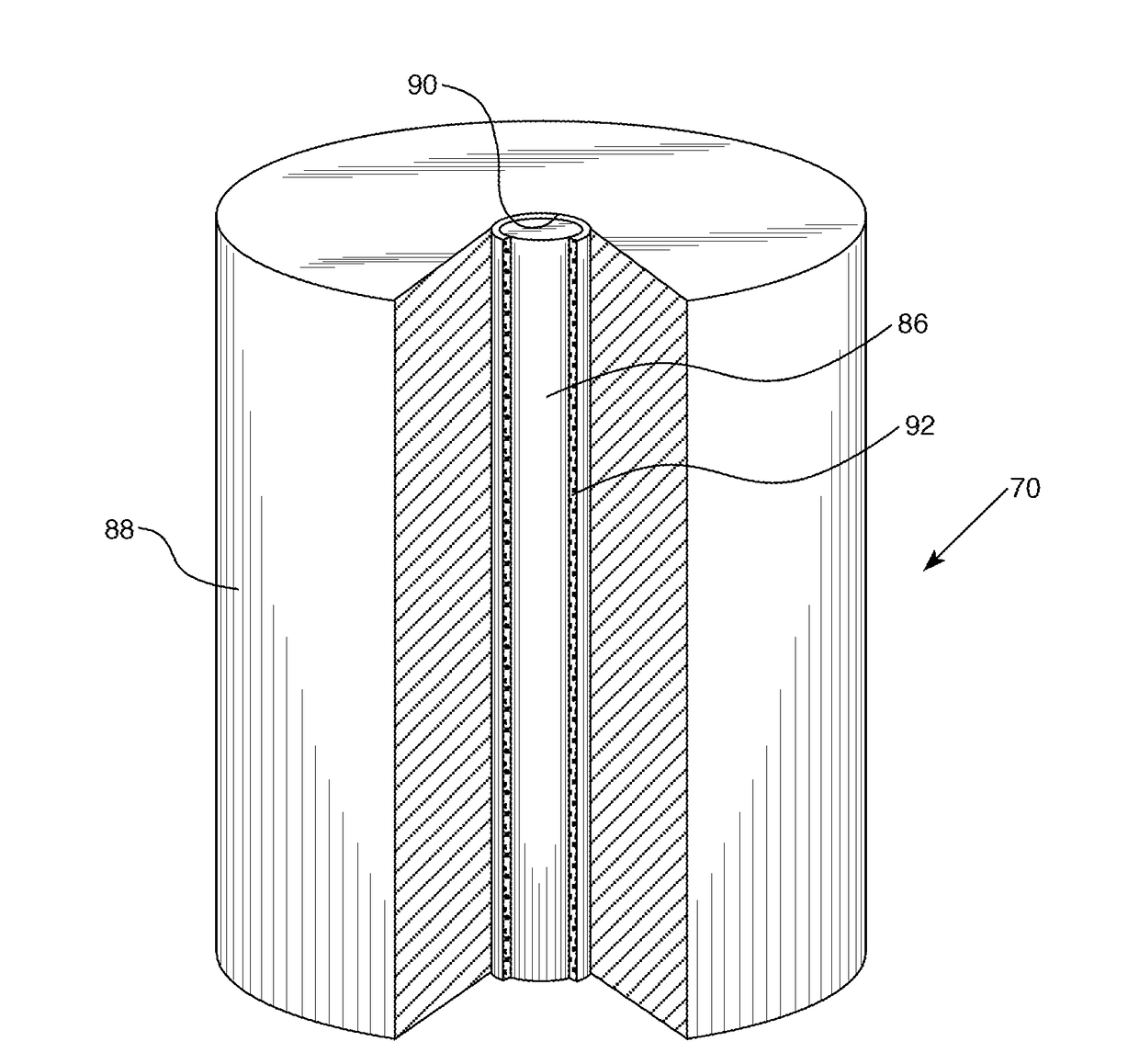 Annular nuclear fuel pellets with discrete burnable absorber pins