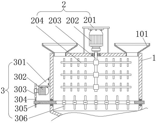 Uniform filling device for composite sauce