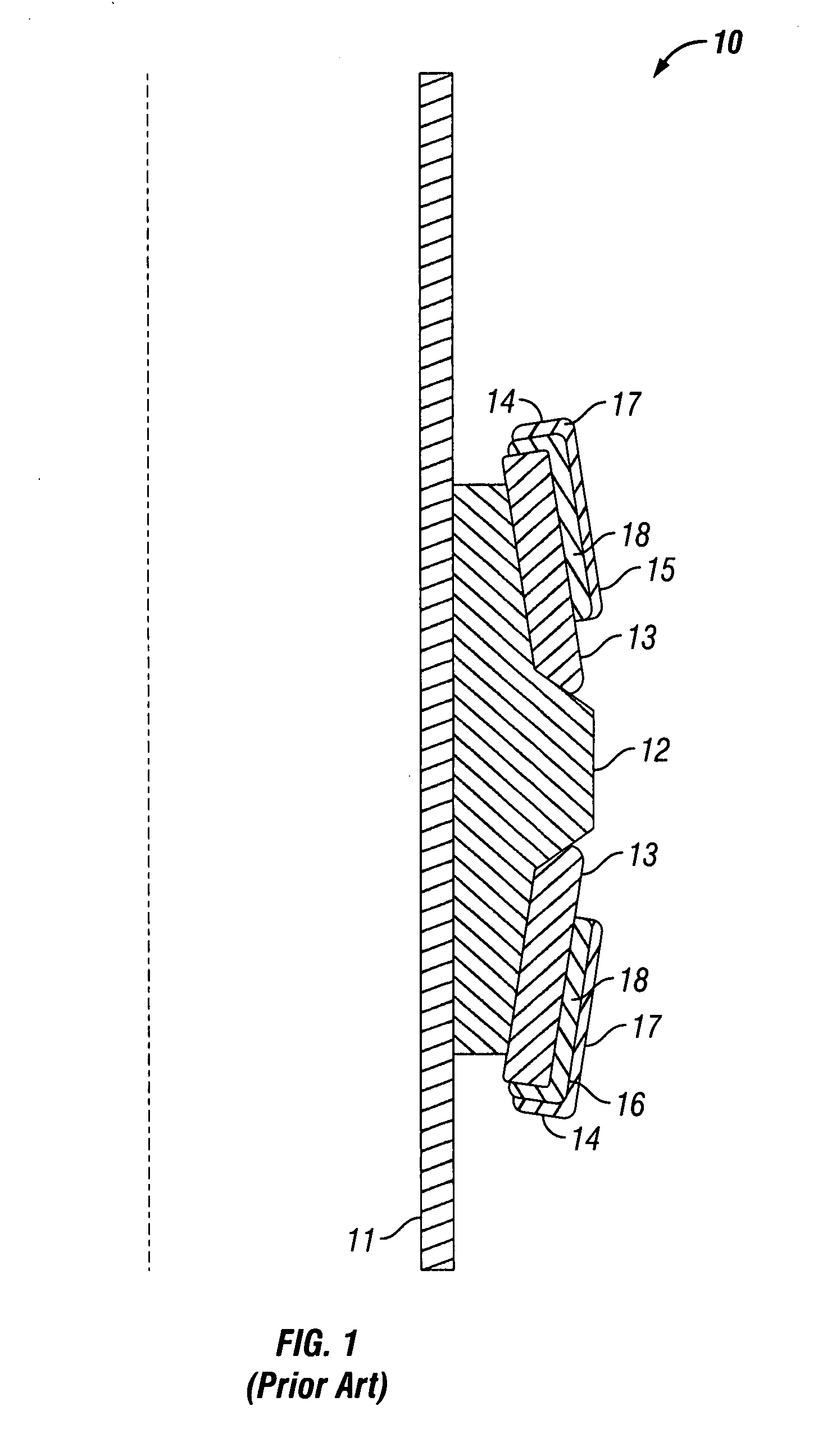 Non-backed-up packing element system