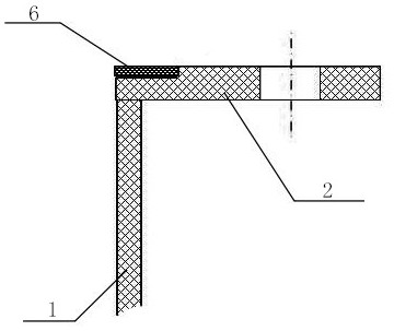 Lining stainless steel composite steel pipe and preparation method