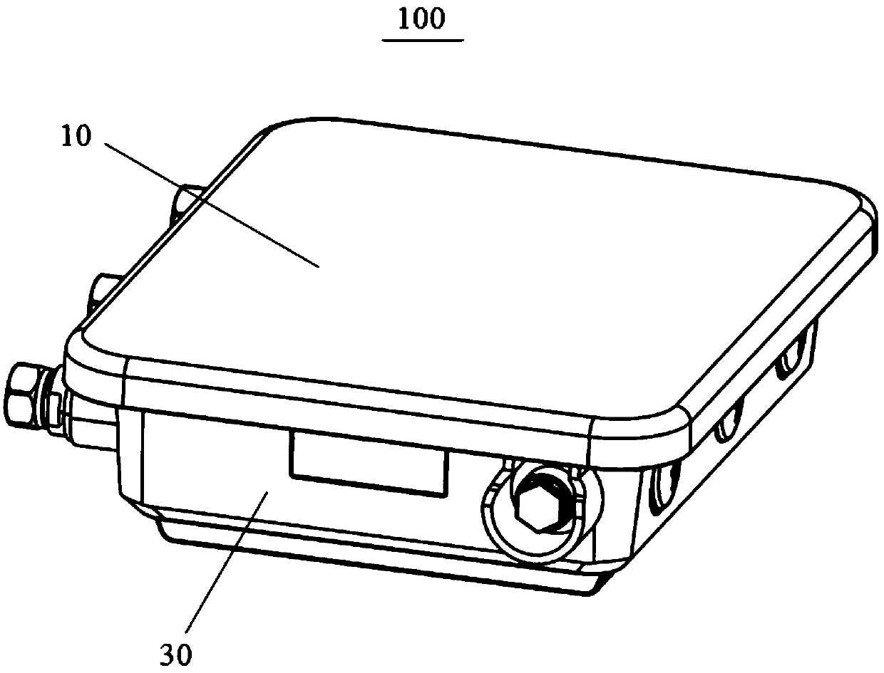 Electronic device with anti-detachment structure