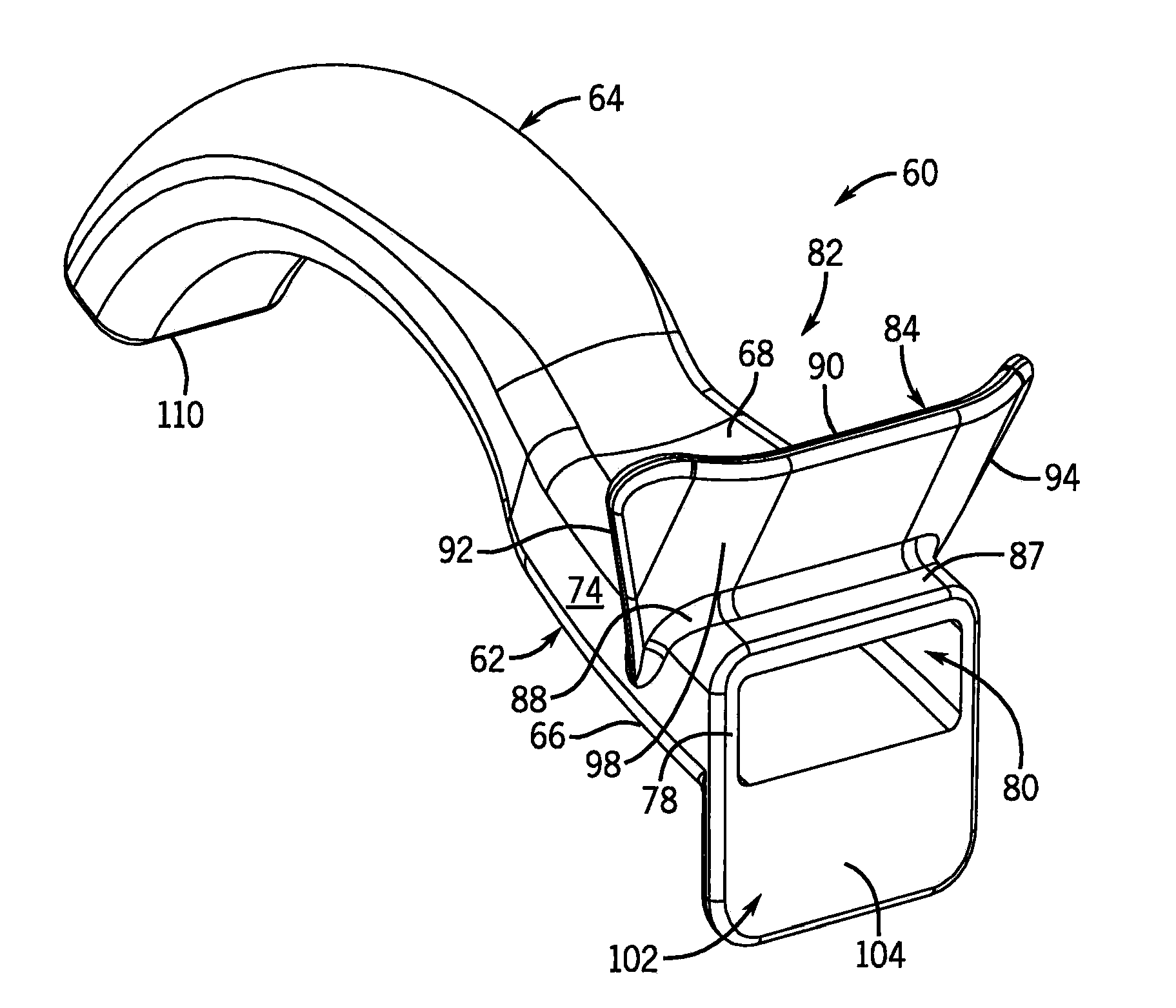 Oropharyngeal Device for Assisting Oral Ventilation of a Patient