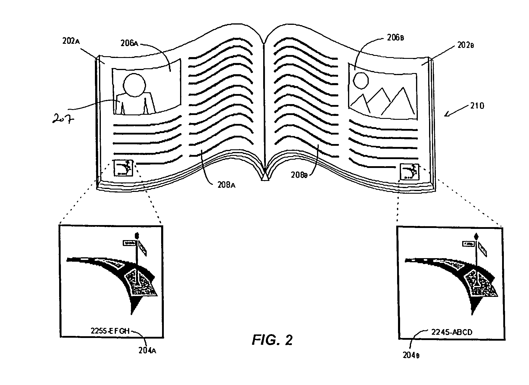 Method for determining effectiveness of display of objects in advertising images