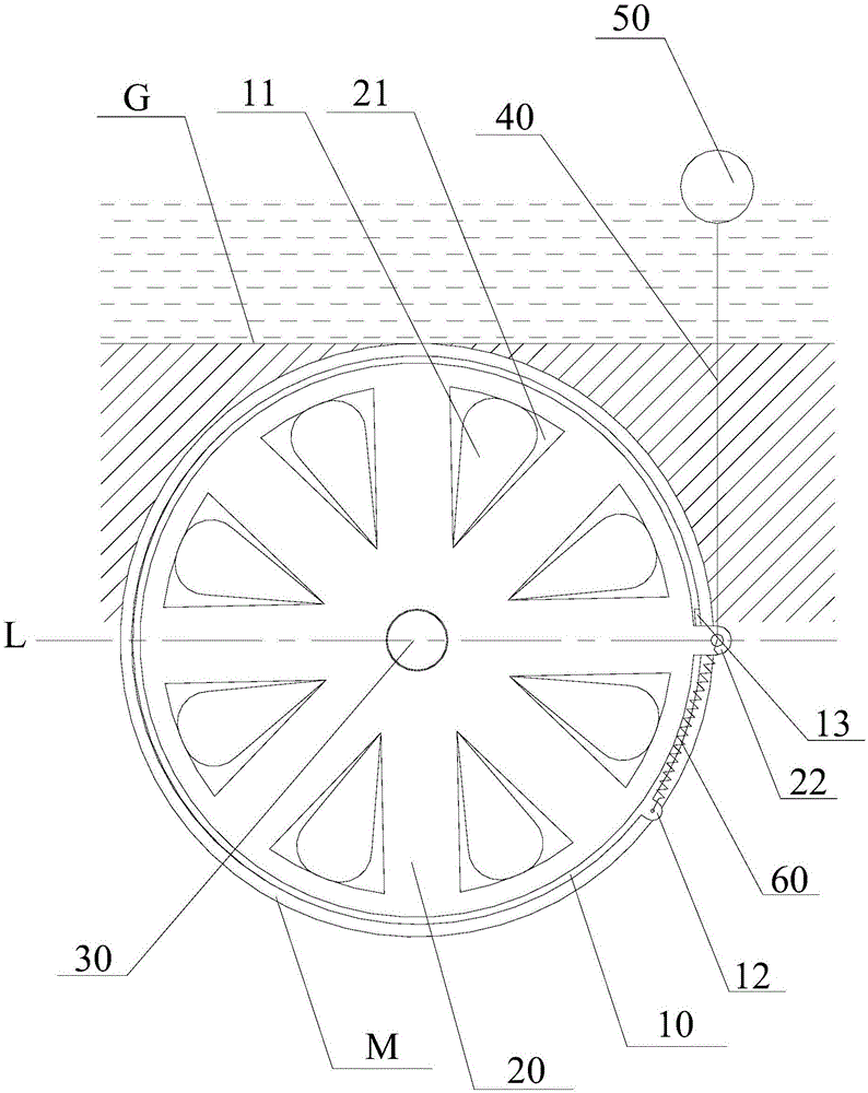 Buoyance switch for track field drainage