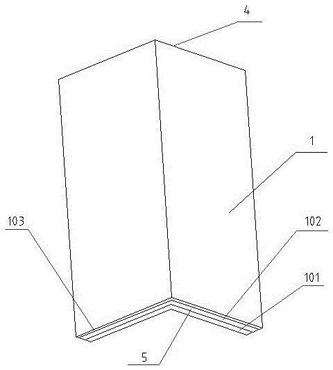 PCF board fixing device and installing method