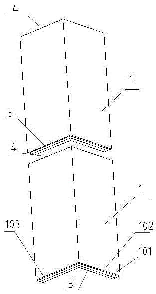 PCF board fixing device and installing method