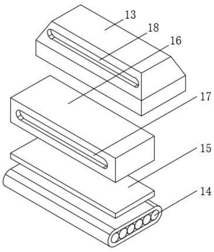 Rotary press water cooling system