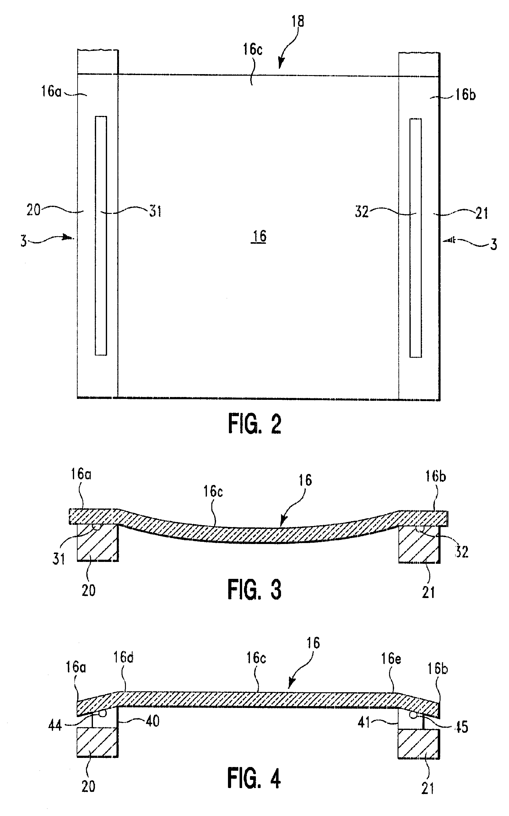 A method and apparatus for correcting gravitational sag in photomasks used in the production of electronic devices