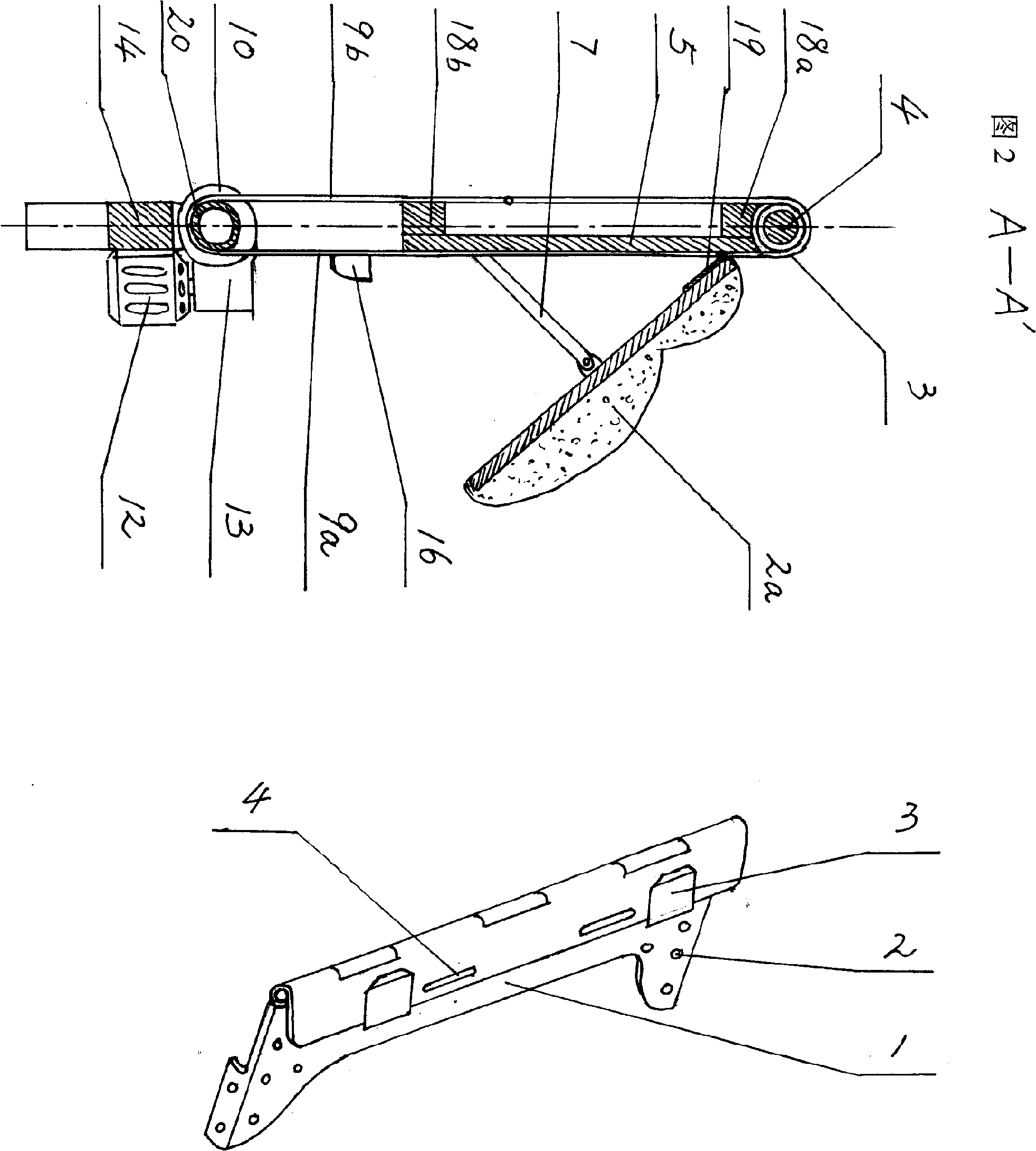 Movable backrest and drive mechanism thereof