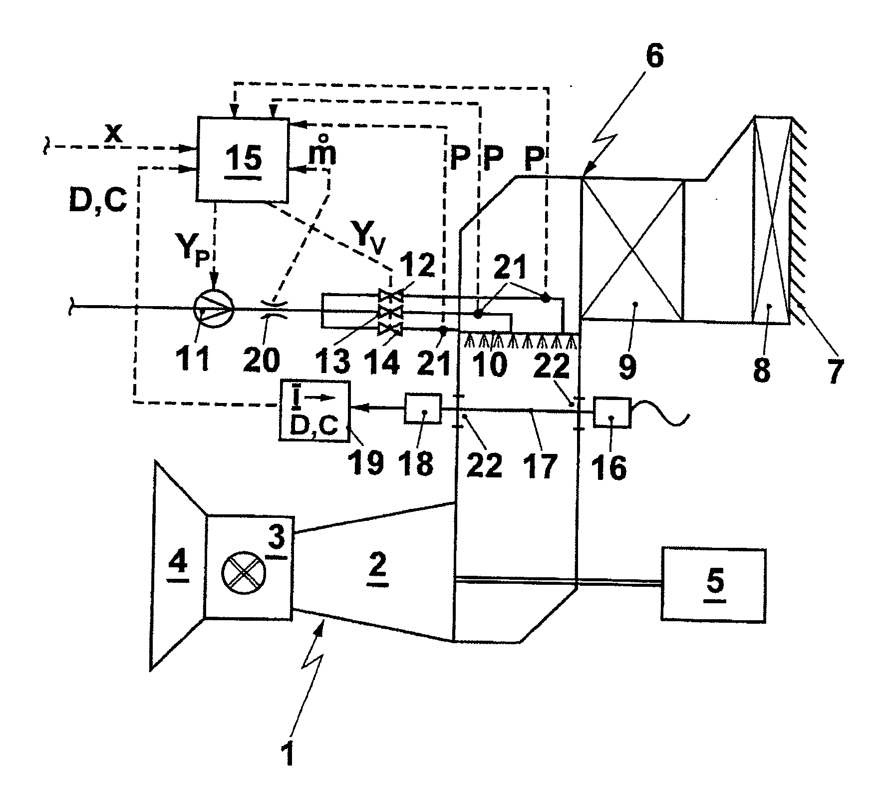 Method for operating an air-breathing engine