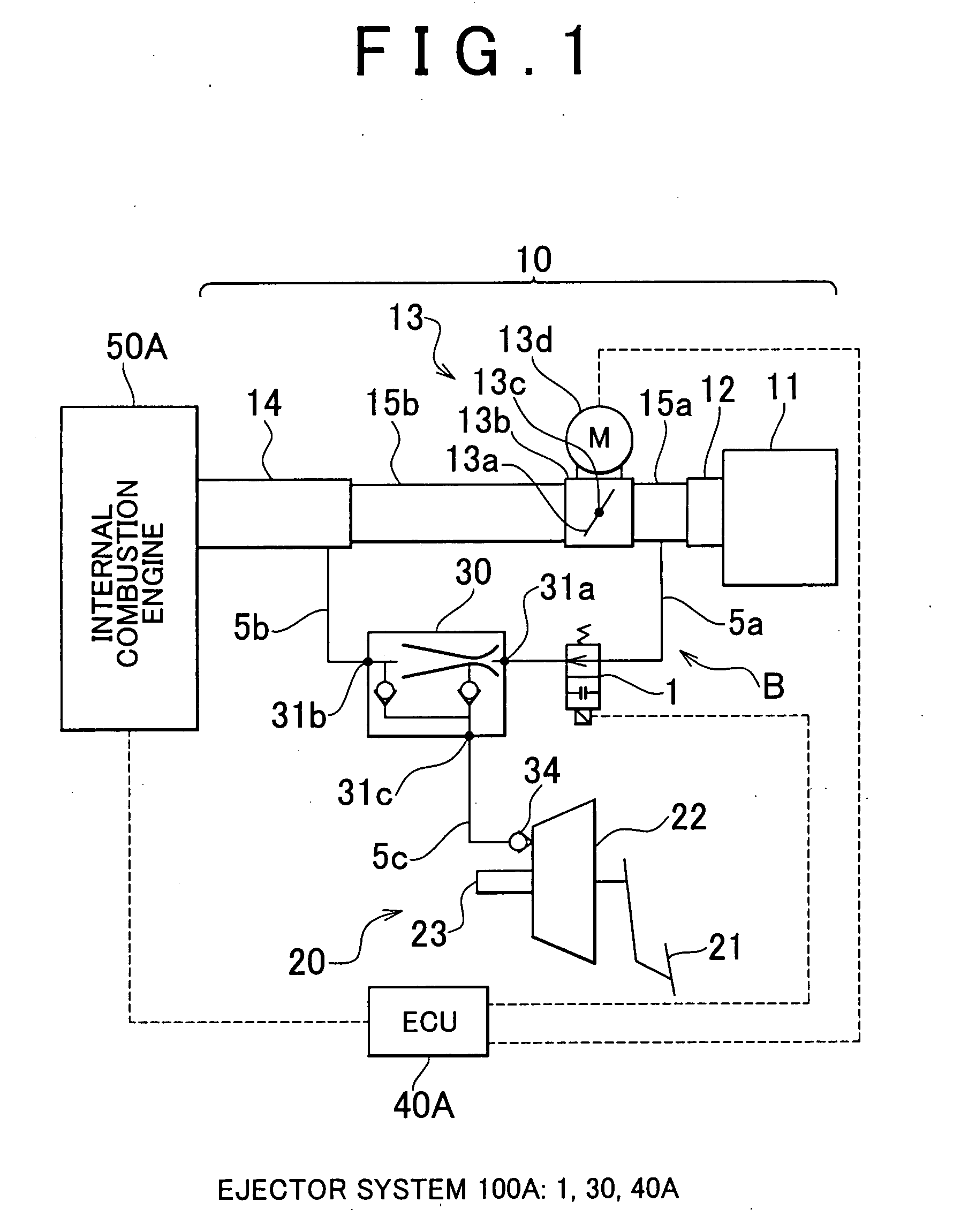 Vehicular ejector system and control method thereof