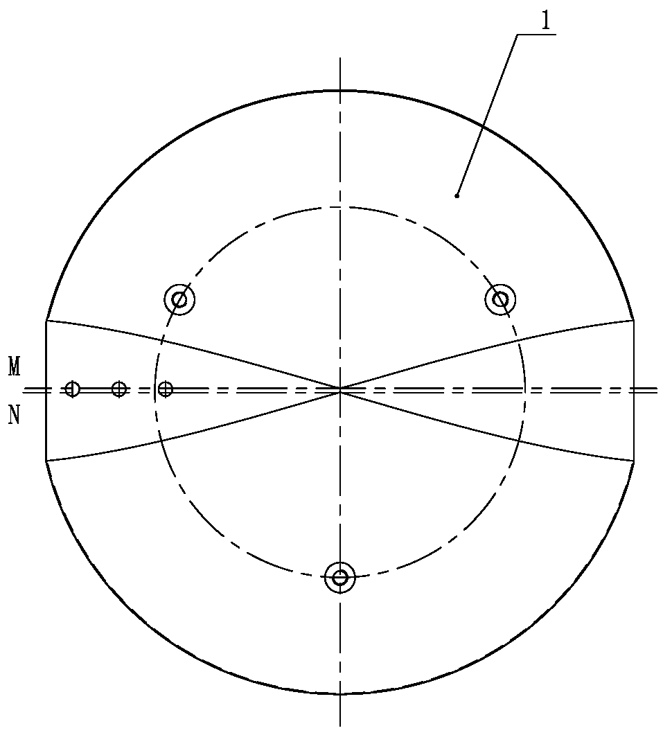 Nuclear power steam cut-off control butterfly valve