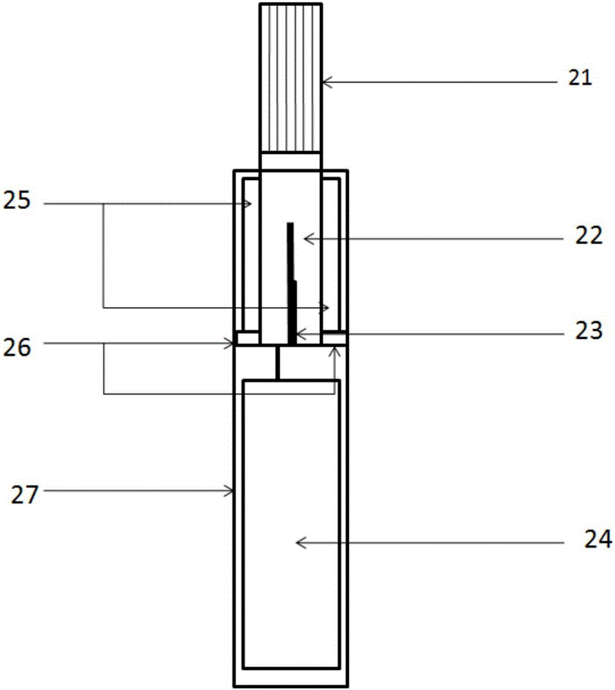 Cigarette filter stick with function of reducing main stream smoke temperature of cigarette