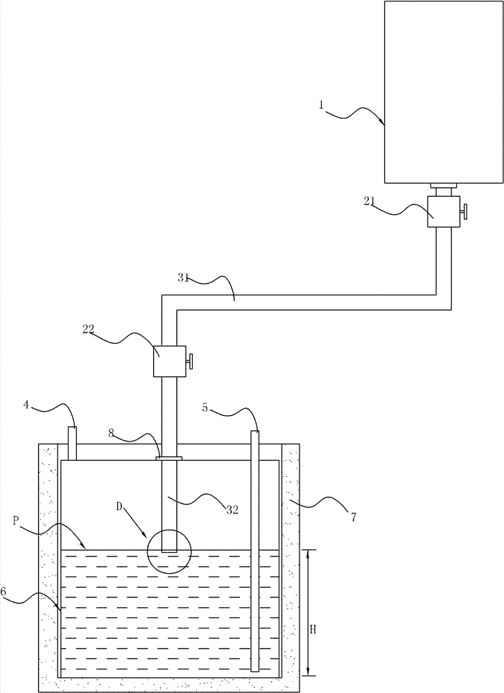 Automatic liquid-replenishing device for diffusion furnace in solar battery production