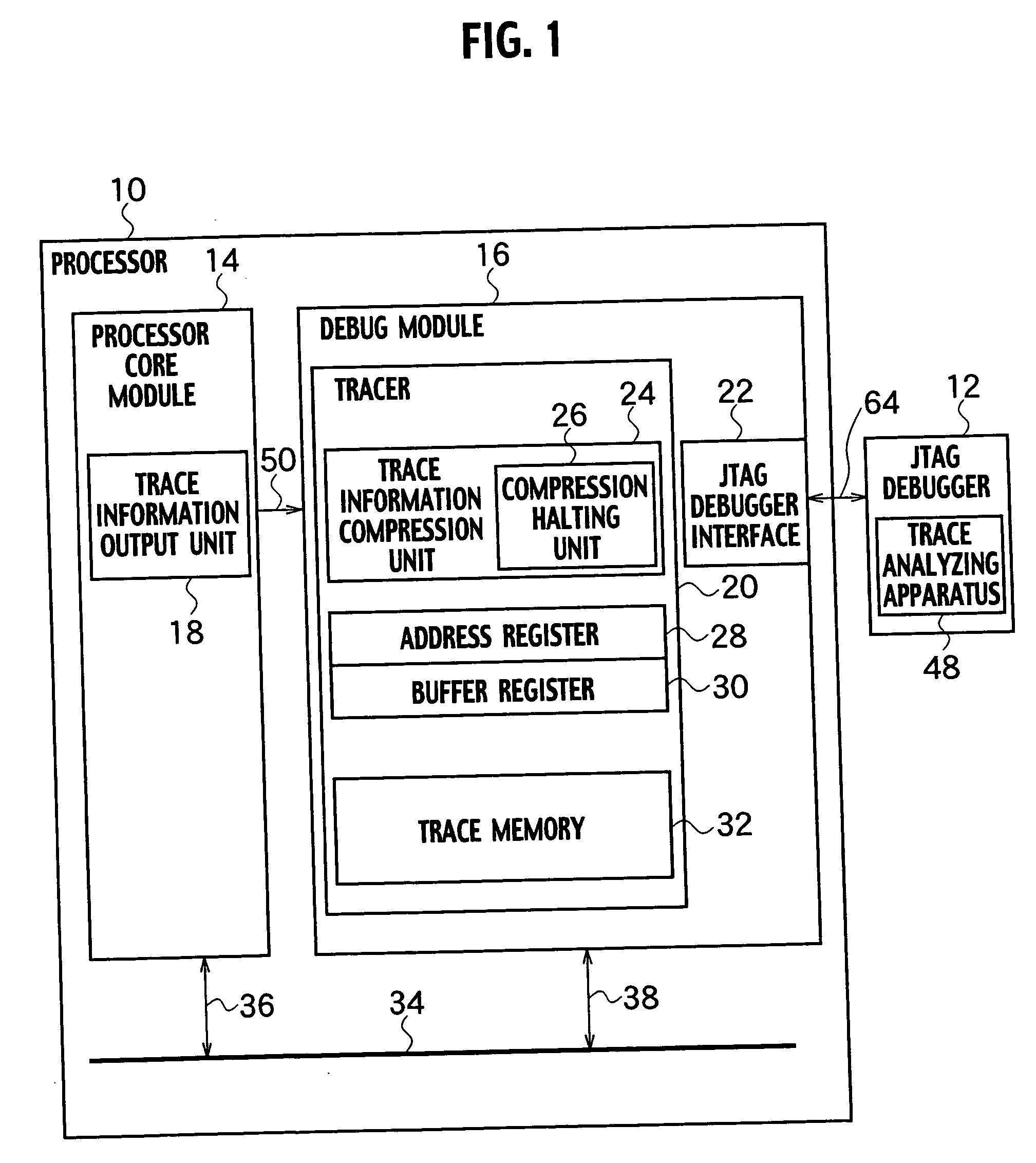 Trace analyzing apparatus, trace analyzing method, and processor