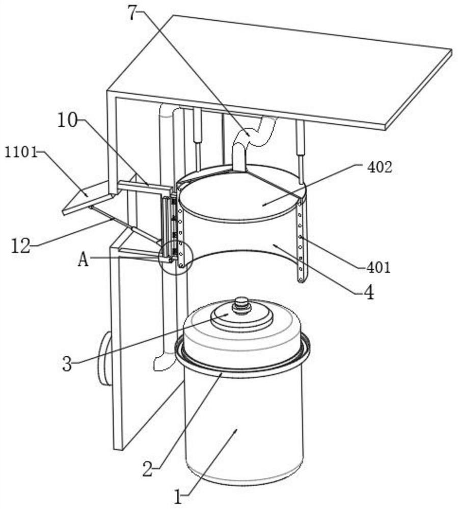 Rapid detection and alarm device based on LNG (Liquefied Natural Gas) storage