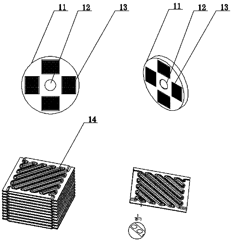 Air plate type full-heat-recovery heat exchanger with rotary wheel filter device