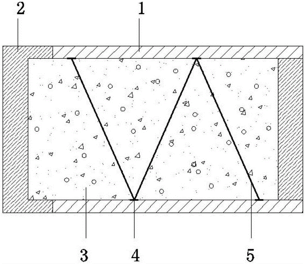 A high-performance cement mortar board with built-in lightweight ecological material insulation and load-bearing blocks