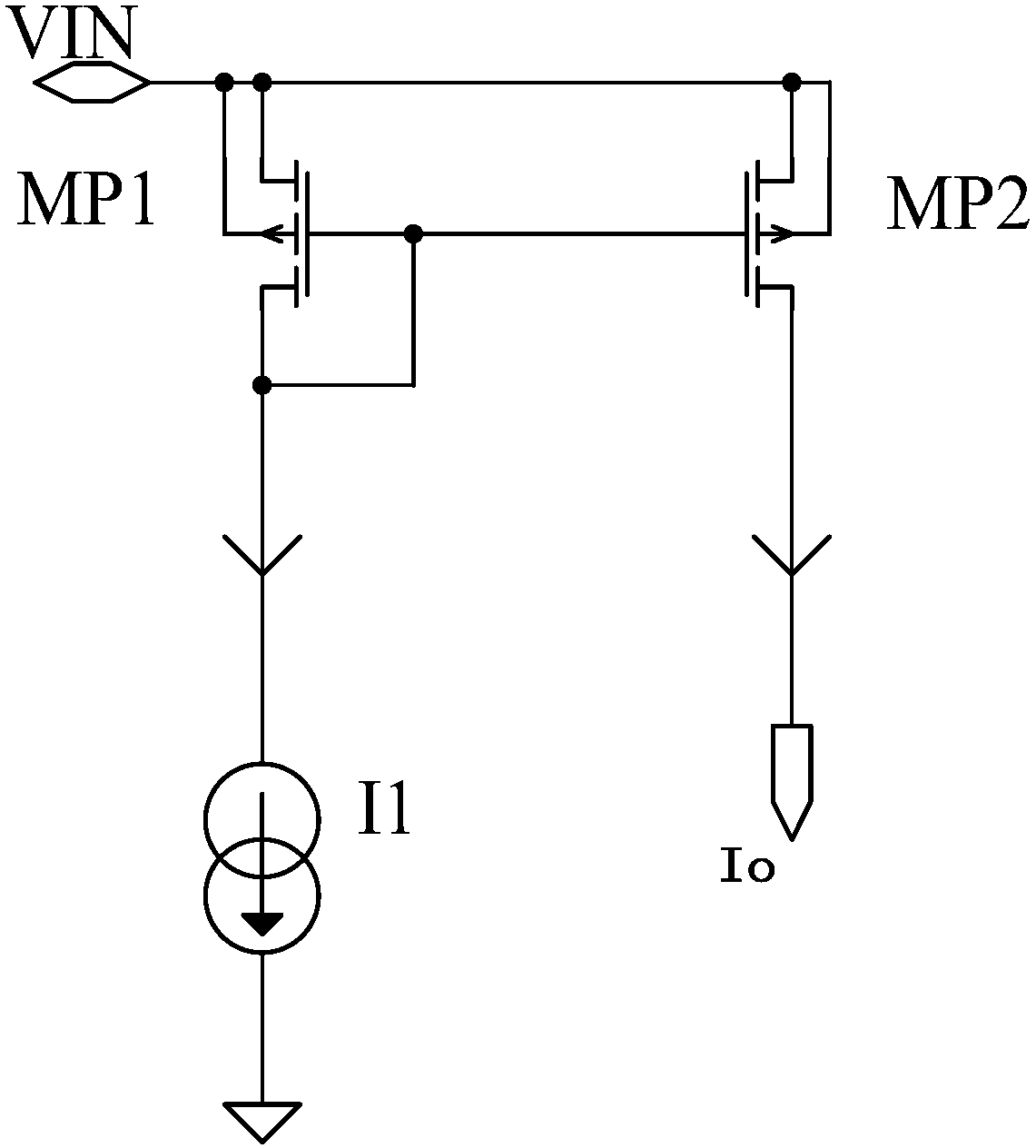 Current mirror circuit provided with calibrating circuit