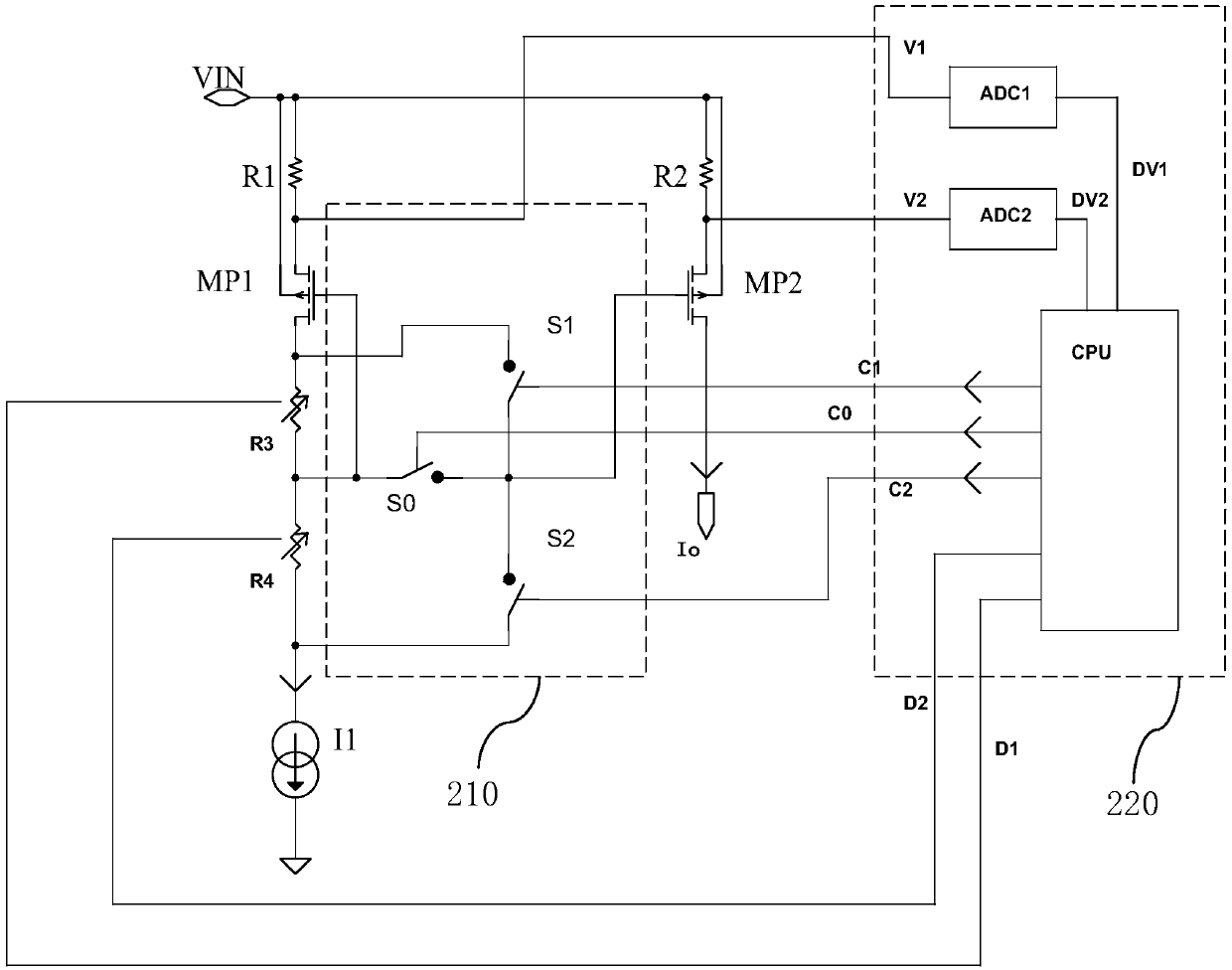 Current mirror circuit provided with calibrating circuit