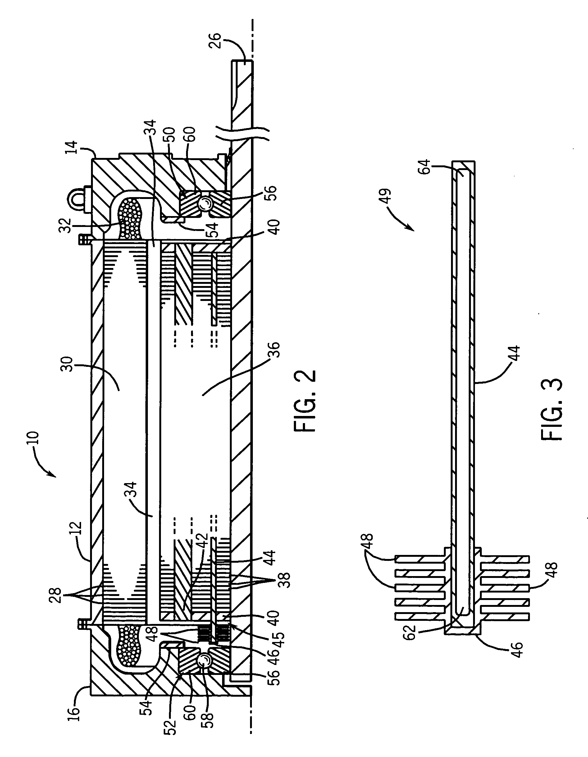 Motor rotor cooling with rotation heat pipes