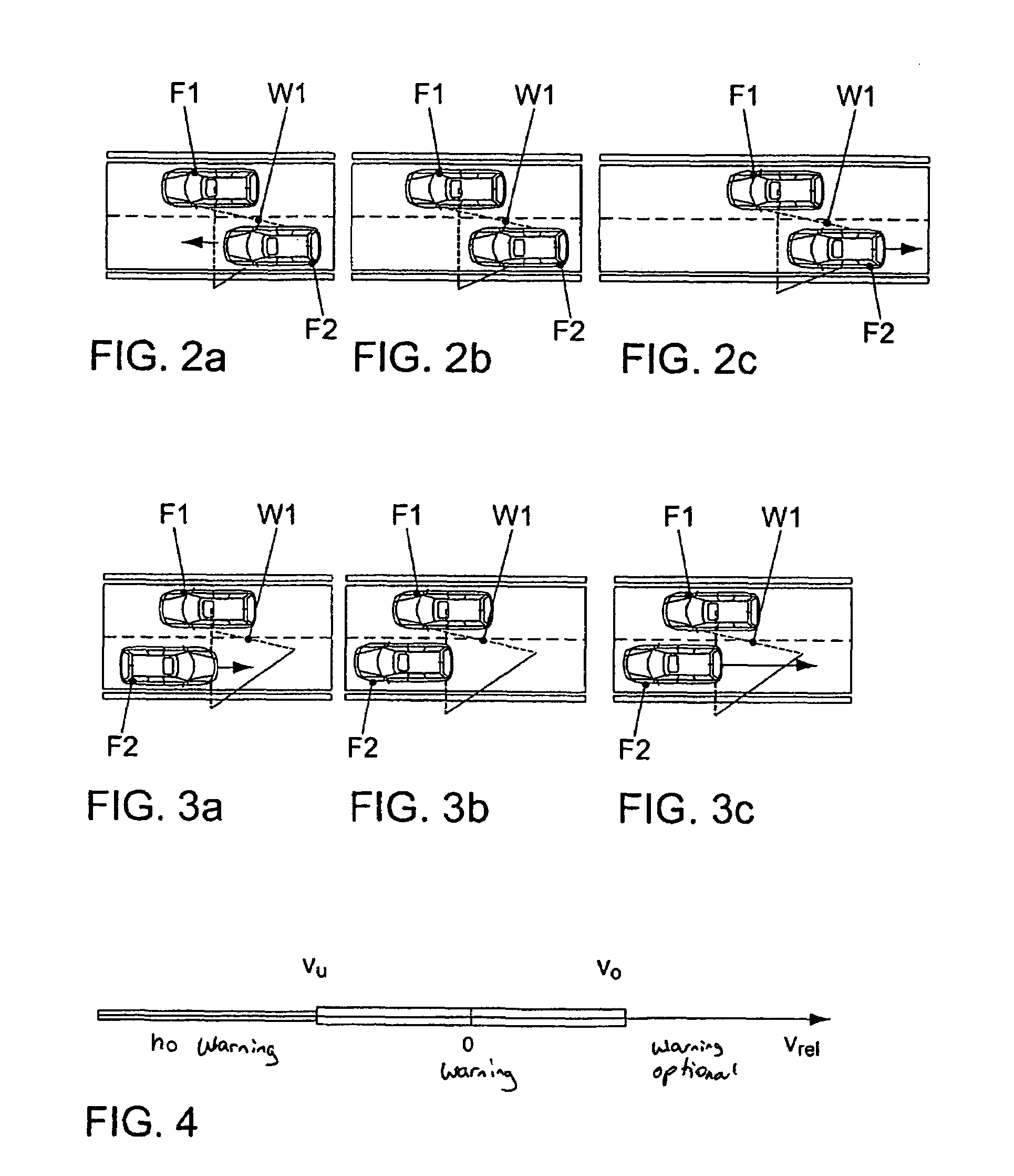 Method and device for monitoring blind spots of a motor vehicle