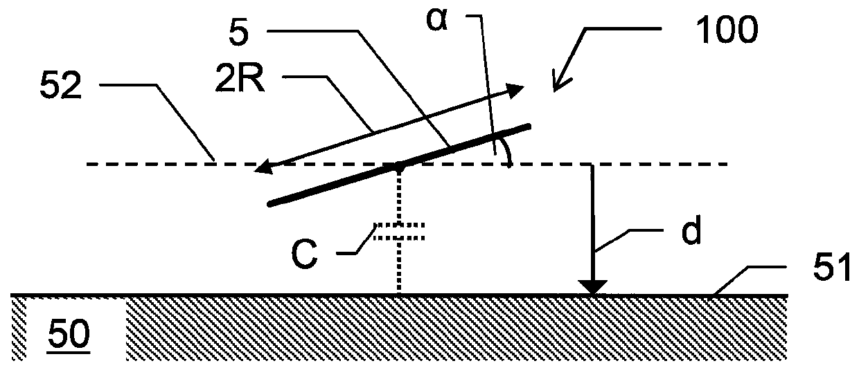 Capacitive distance sensor