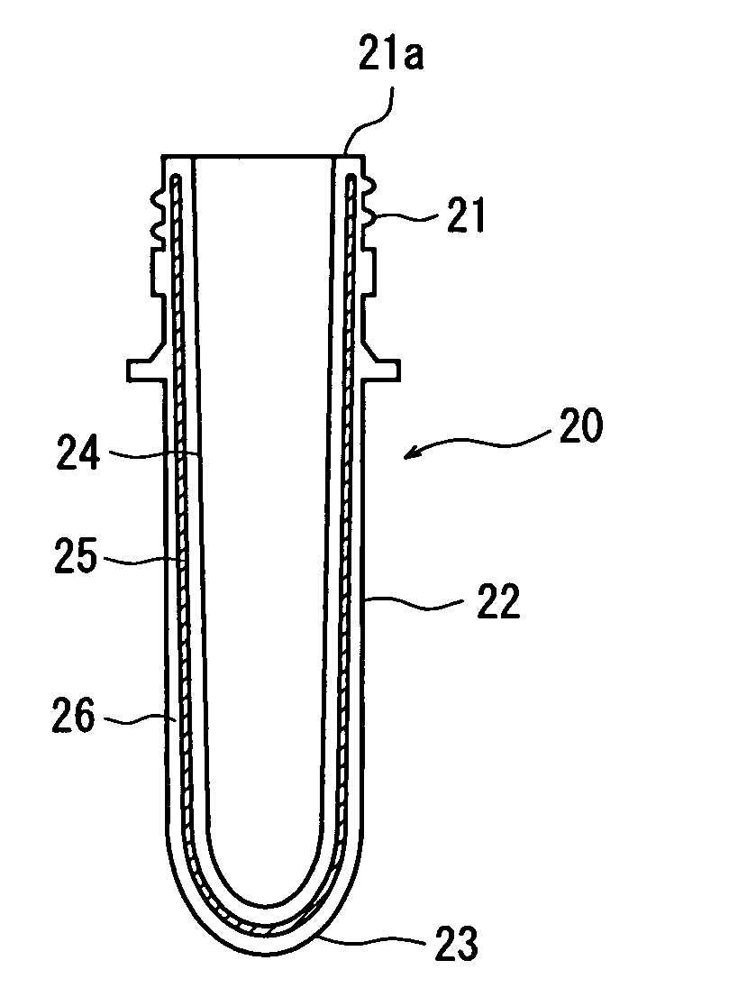 Preform, process for producing the same, and biaxially stretched container obtained from the preform