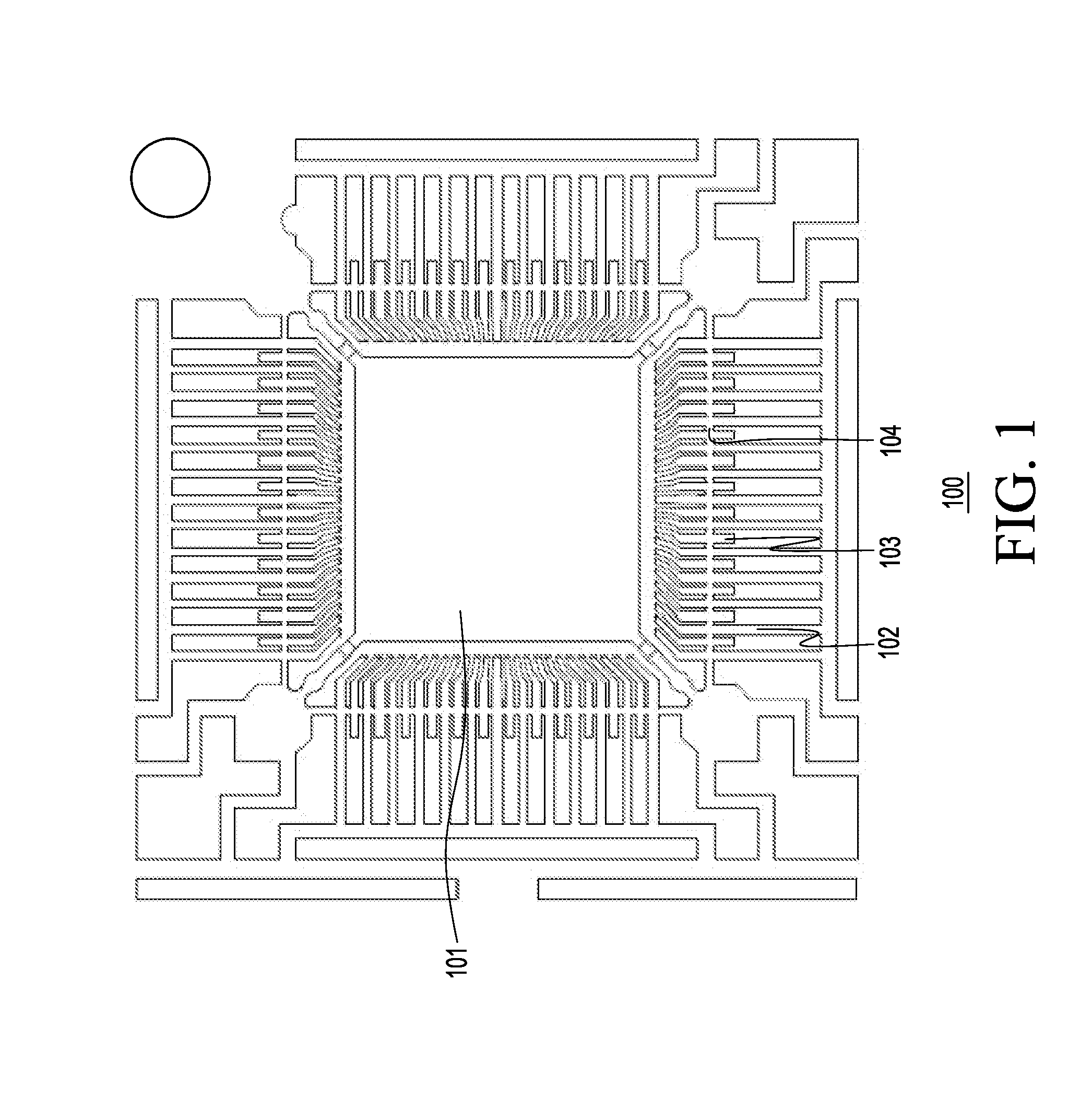 Semiconductor device with webbing between leads