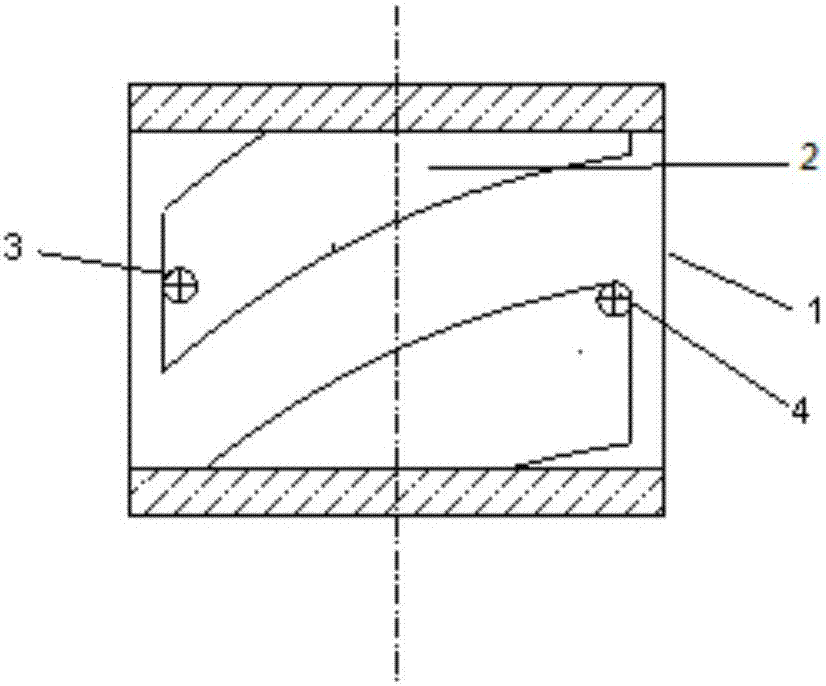 Archimedes spiral curved surface dynamic-pressure sliding bearing and application thereof