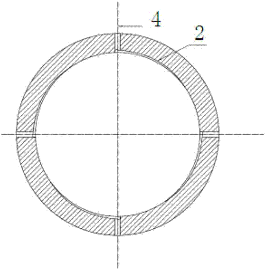 Archimedes spiral curved surface dynamic-pressure sliding bearing and application thereof