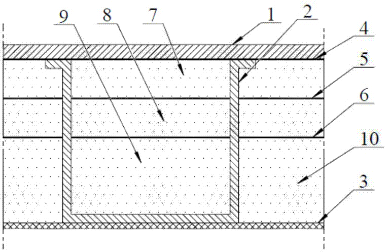 Shelter slab with radar stealth function and preparation method thereof