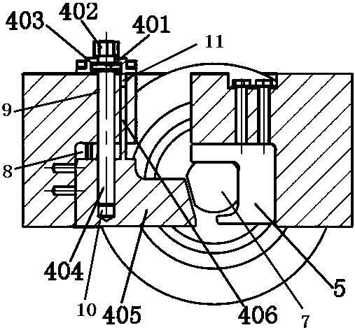 Portable hobbing cutter system and dismounting method thereof