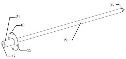 Submarine sediment pore pressure observation probe rod gravity type penetration device and method