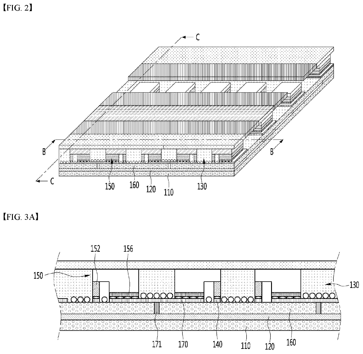 Display device using semiconductor light-emitting elements, and method for manufacturing same