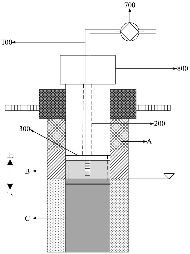 Restoration device and repair method for groundwater polluted by lnapl