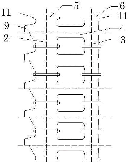 Multi-overlaid-layer gating system and technology for casting