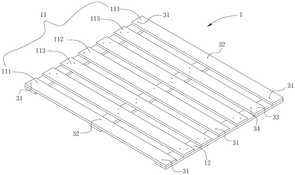 A nailing method for the production of wooden pallets