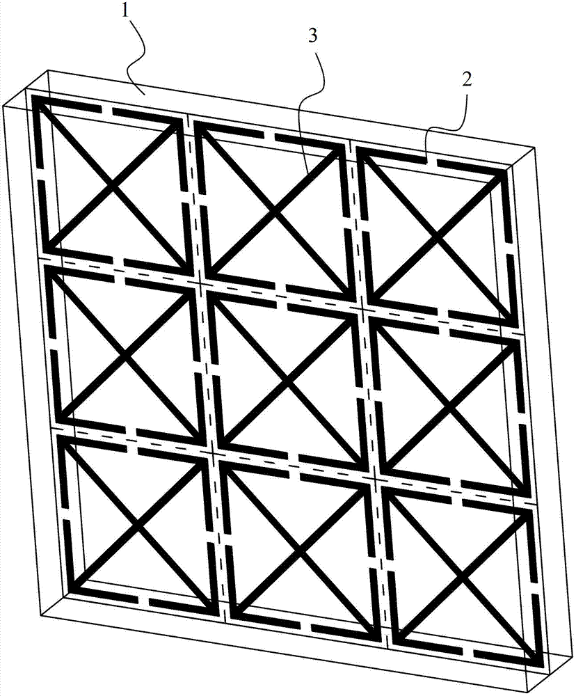 Phase correction sticker on reflector of antenna and reflector antenna