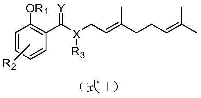 Salicylic acid trans-(beta)-farnesene analogues and application thereof