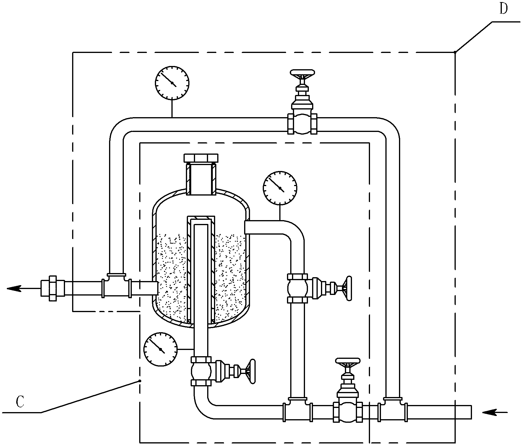 Equipment for preparing atomized quick-setting magnetic abrasive