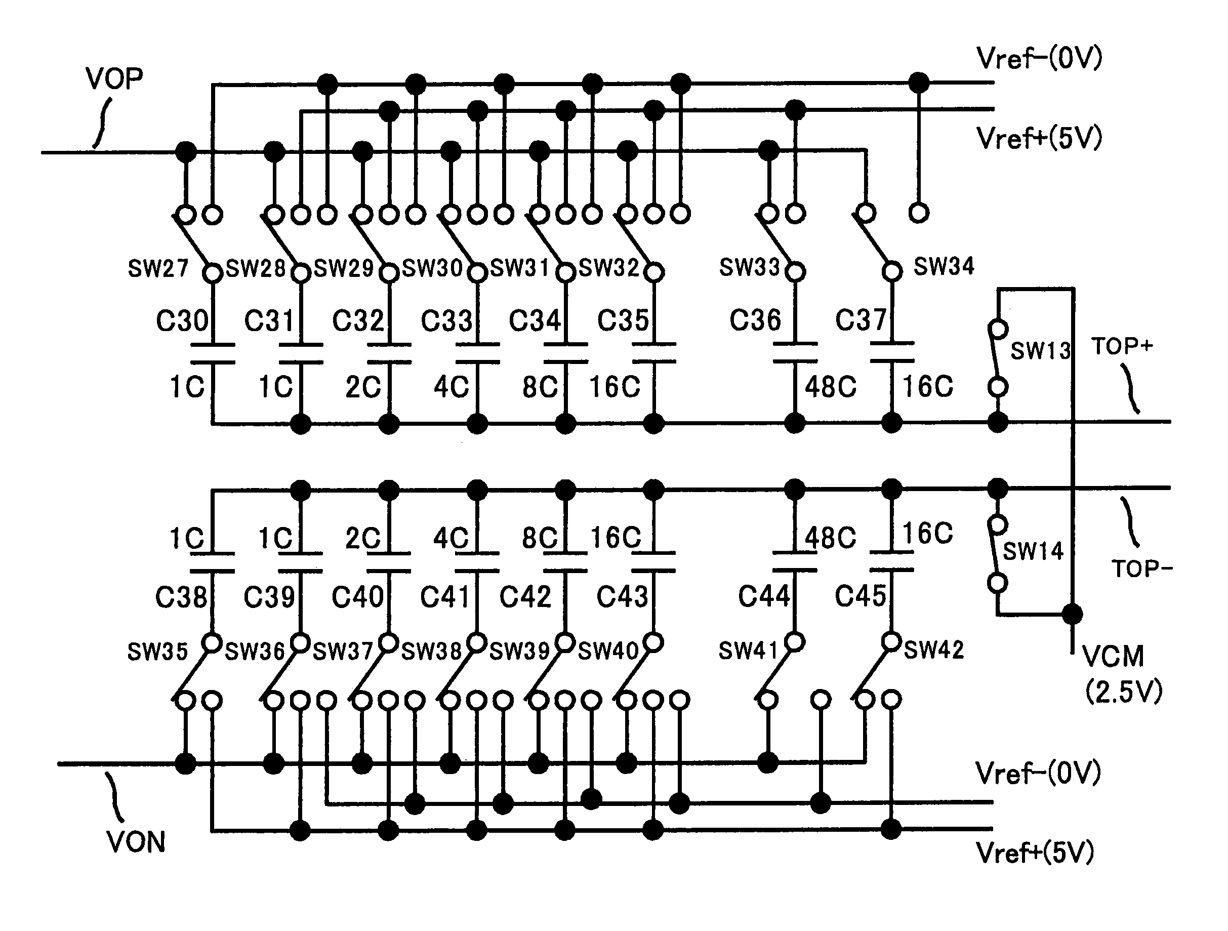 Successive approximation A/D converter provided with a sample-hold amplifier