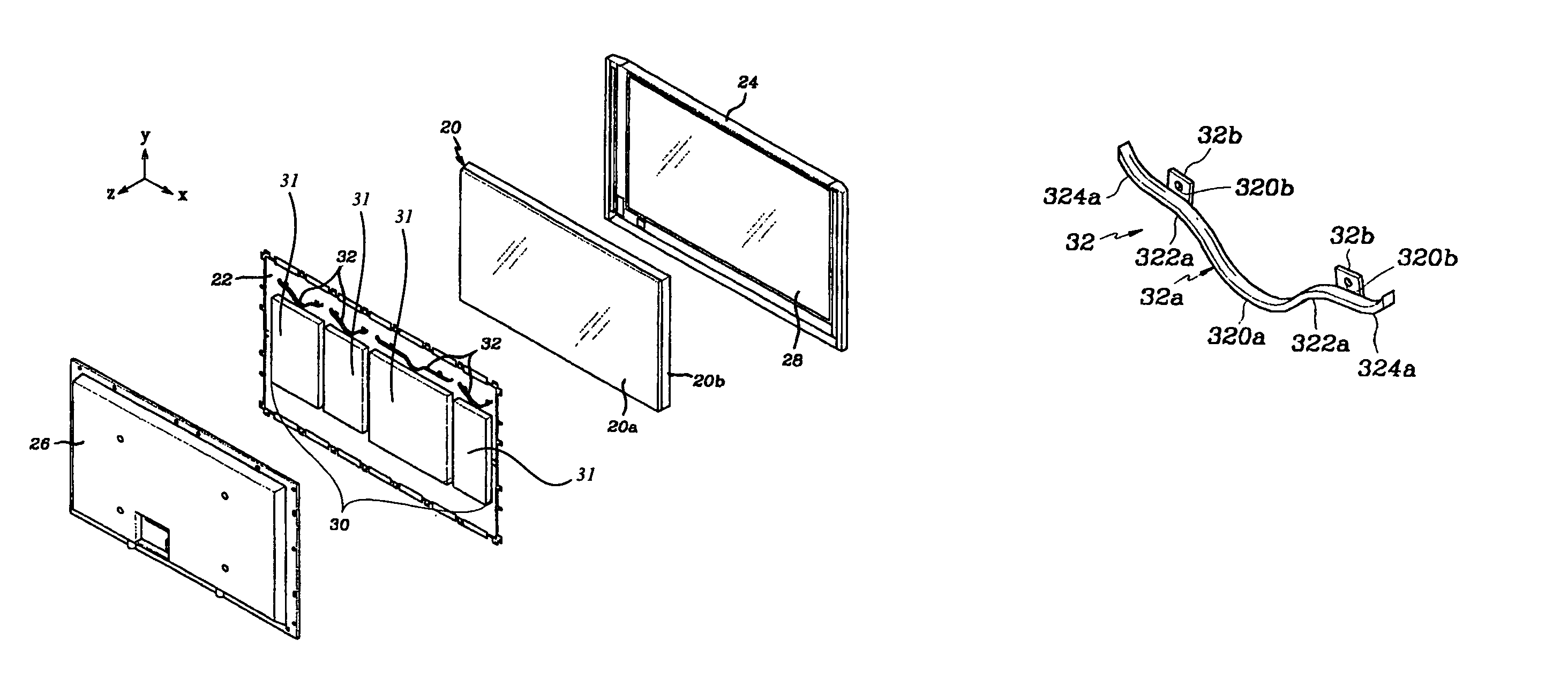 Passive apparatus that regulates a flow of heated air within a plasma display device
