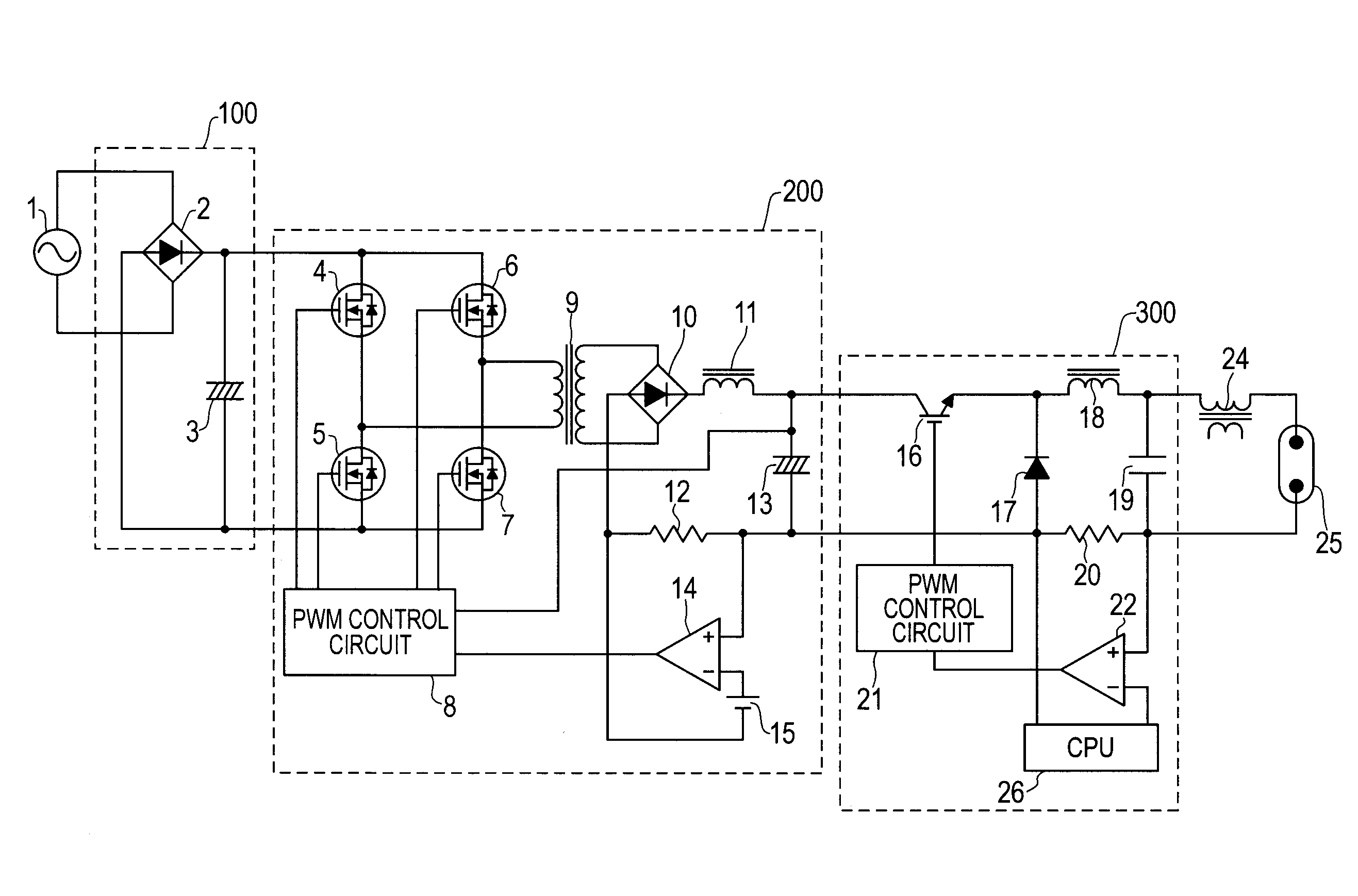 Xenon lamp drive unit, method for driving xenon lamp, and artificial solar light irradiation unit