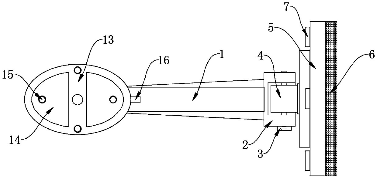 Outdoor mounting support of monitoring device